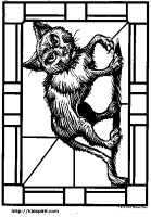 A coloring page of harry potter